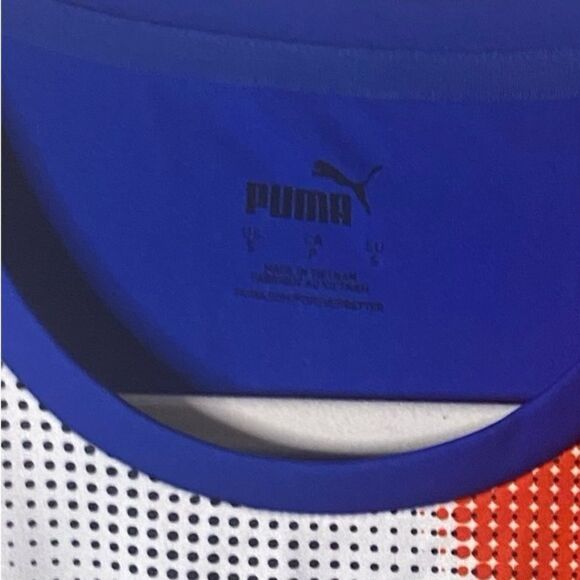 Puma Men’s Sz Sm Italy Country Emblem Tech Running Dri Wick Tee Shirt - Picture 5 of 5